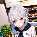 (872HQ)銀髪ちゃん料理人 2枚目