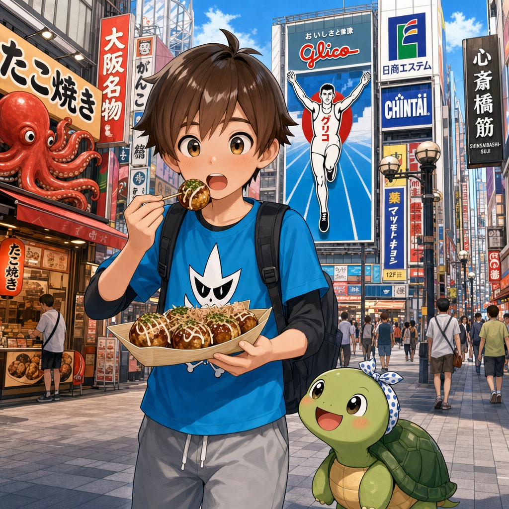成司くんの大阪観光