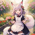 花とキツネっ娘🦊 3枚目