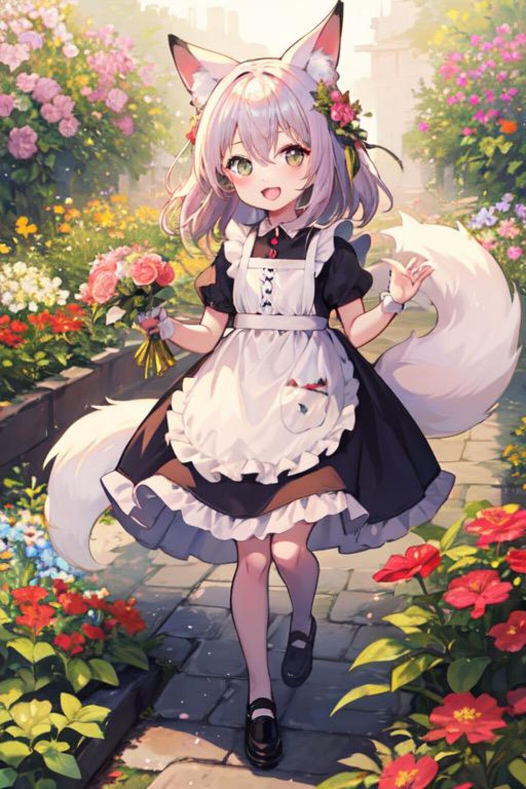 花とキツネっ娘🦊