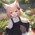 花とキツネっ娘🦊 4枚目