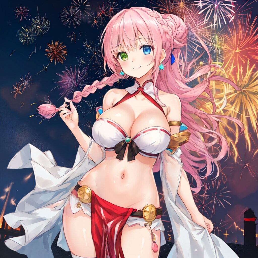 ふんどし姿の絢音。