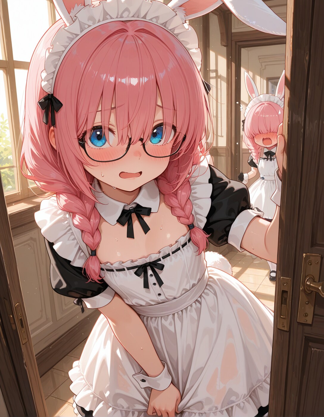 メガネっ娘バニーメイドさん(∩´∀`∩)💕