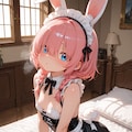 メガネっ娘バニーメイドさん(∩´∀`∩)💕 3枚目