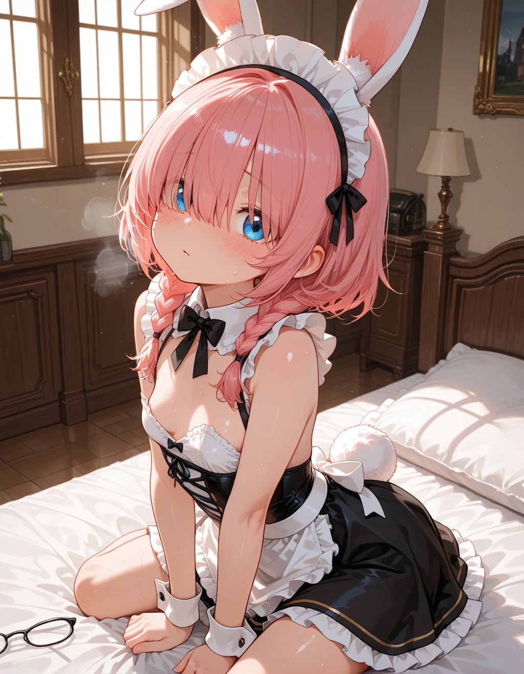メガネっ娘バニーメイドさん(∩´∀`∩)💕