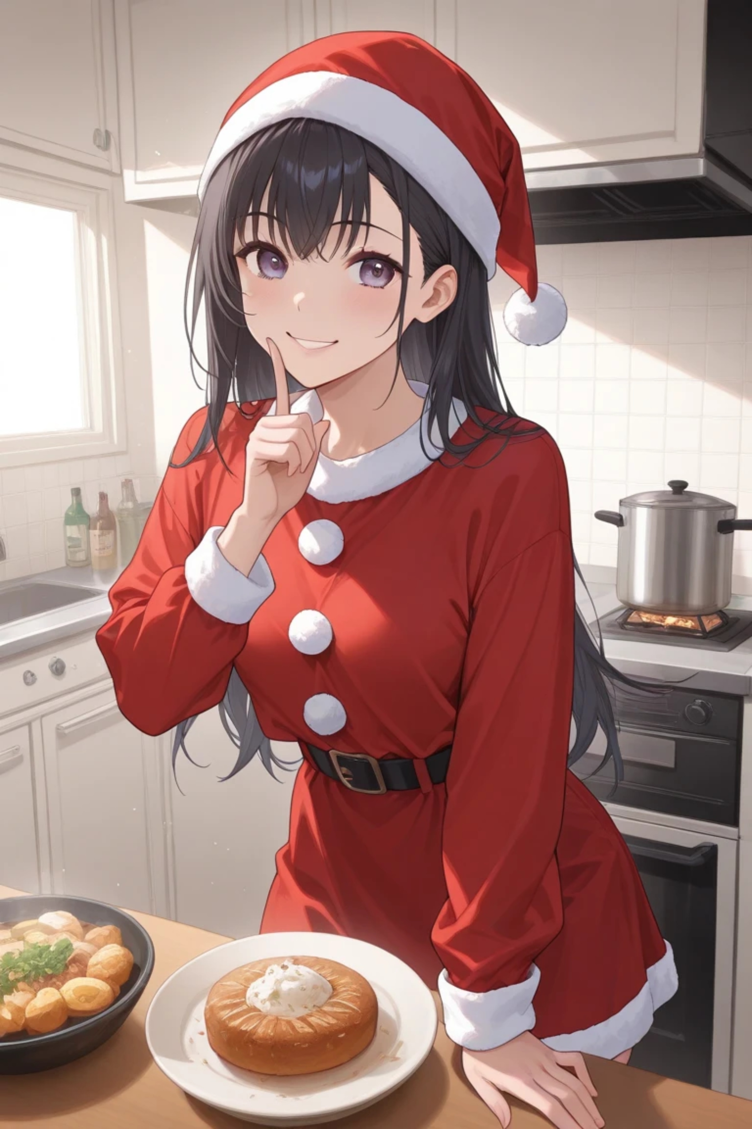 クリスマスなので料理頑張りました！✨✨ | の人気AIイラスト・グラビア