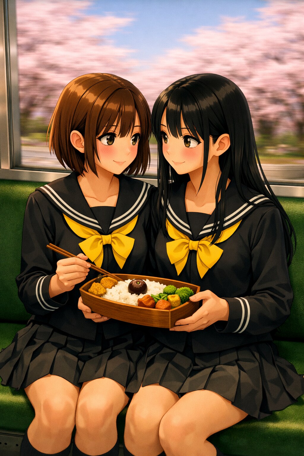今朝、駅弁で早弁する女子高生を見た件（駅弁の日　02）