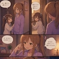 夜のおトイレが怖い澪（みお）ちゃんは・・・ 2枚目