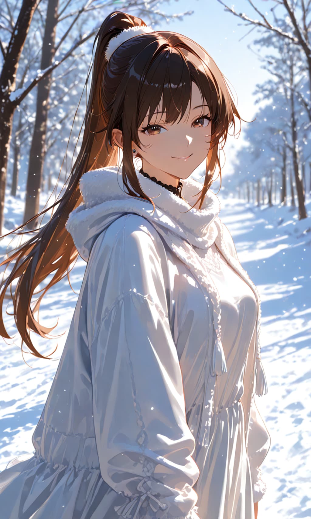 イヤーカフを付けて