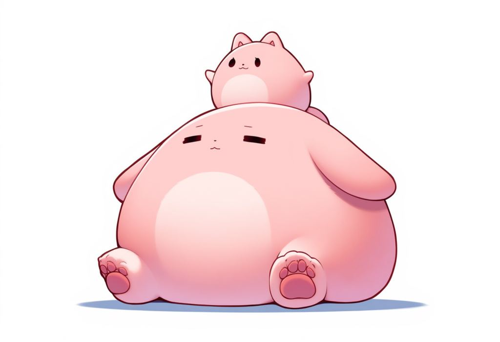 ピンクの生物