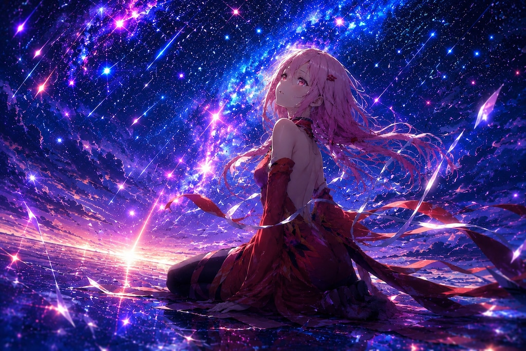 画像リメイク  【終焉の星空】