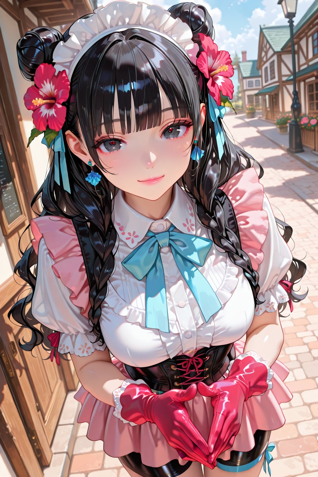 あ❤️いらっしゃいませ❤️今日は髪型変えてみたんですけど……いかがでしょうか❤️