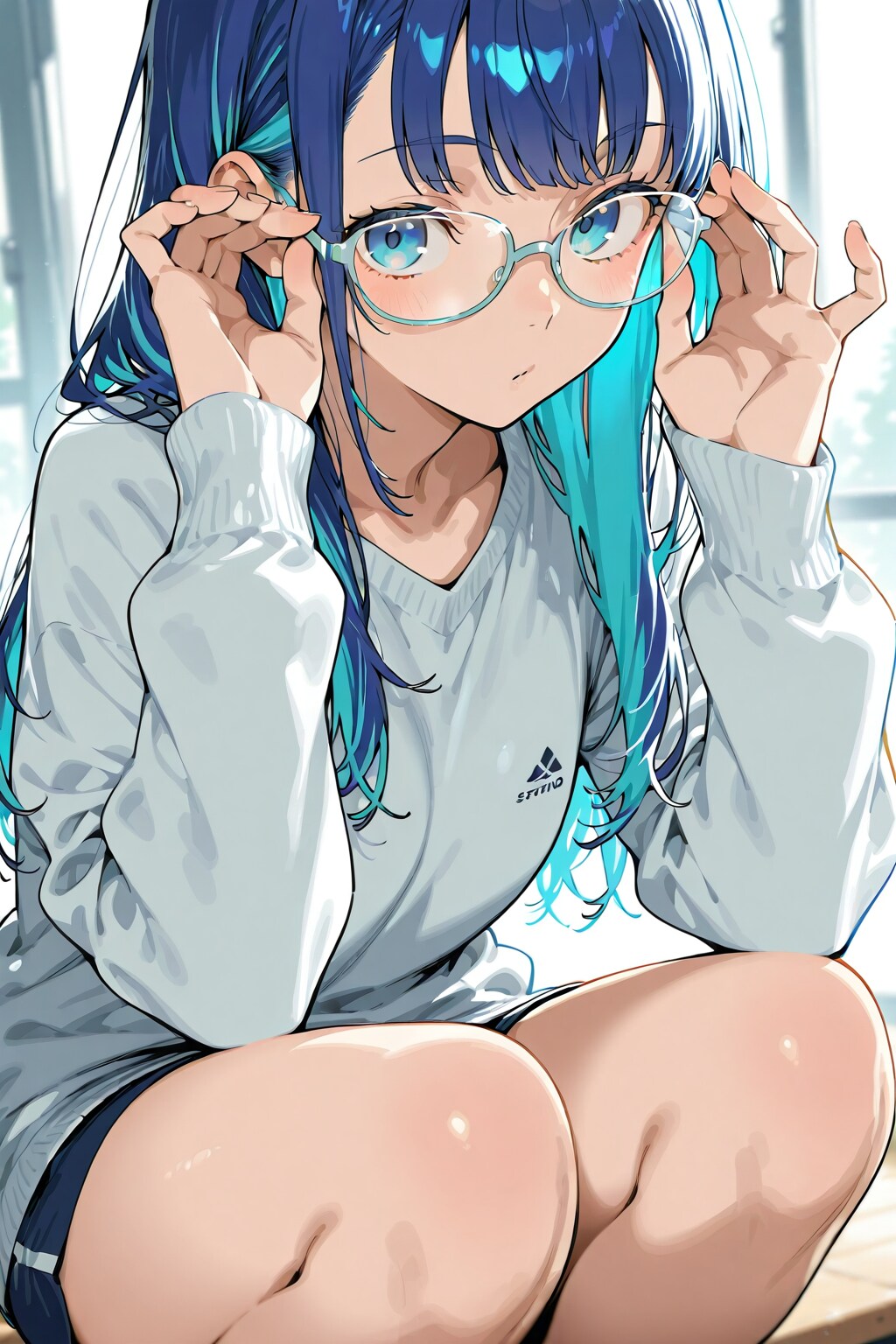 メガネ美少女 | の人気AIイラスト・グラビア