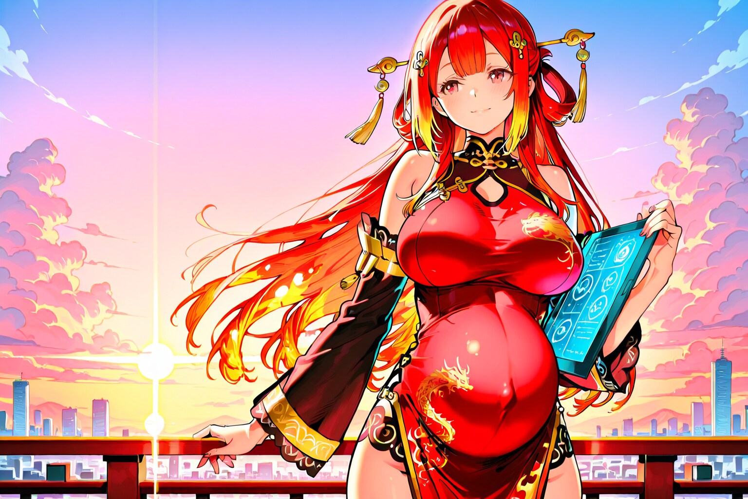 🔥【ドラゴニア連合軍 総司令官 兼 戦略抑止顧問】チーファ・ドラゴニア（SS付）