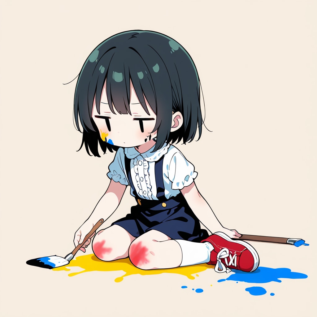 色を塗ってみる