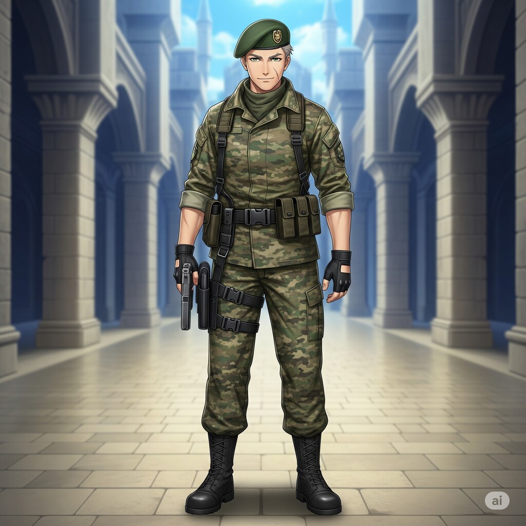 男性軍人　－迷彩服 Ver. その２－