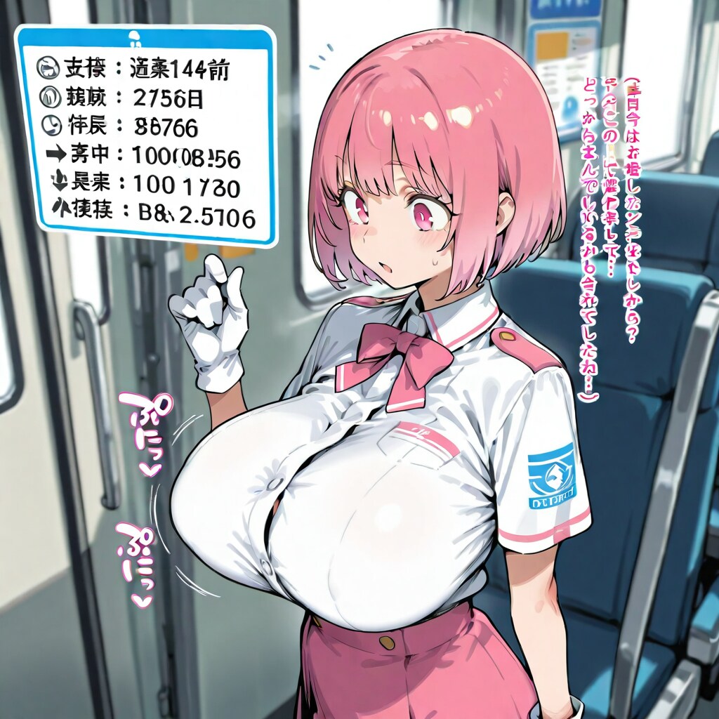看板娘：マナ・テティス　バスガイド編
