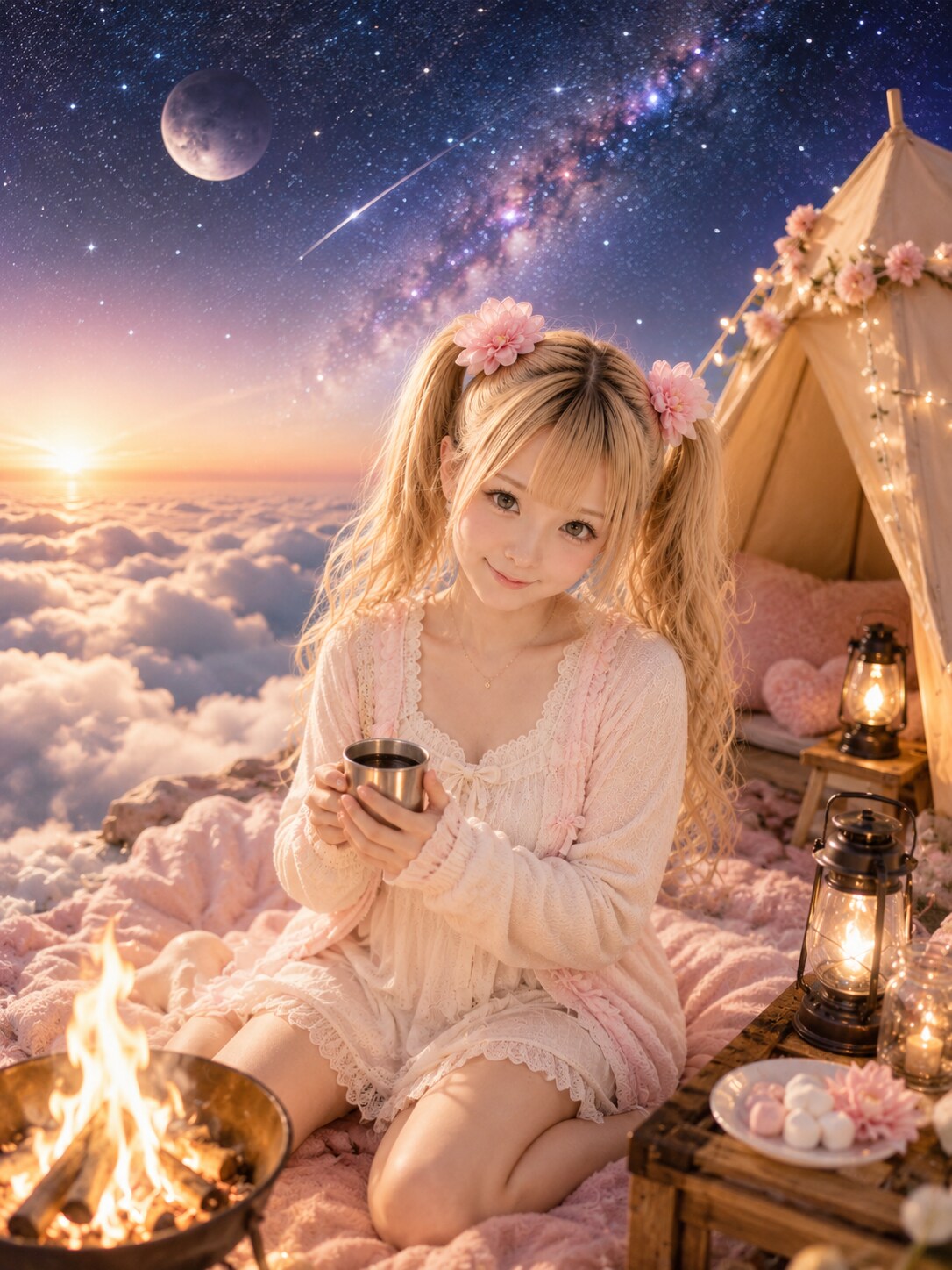 雲の上のキャンプ☆