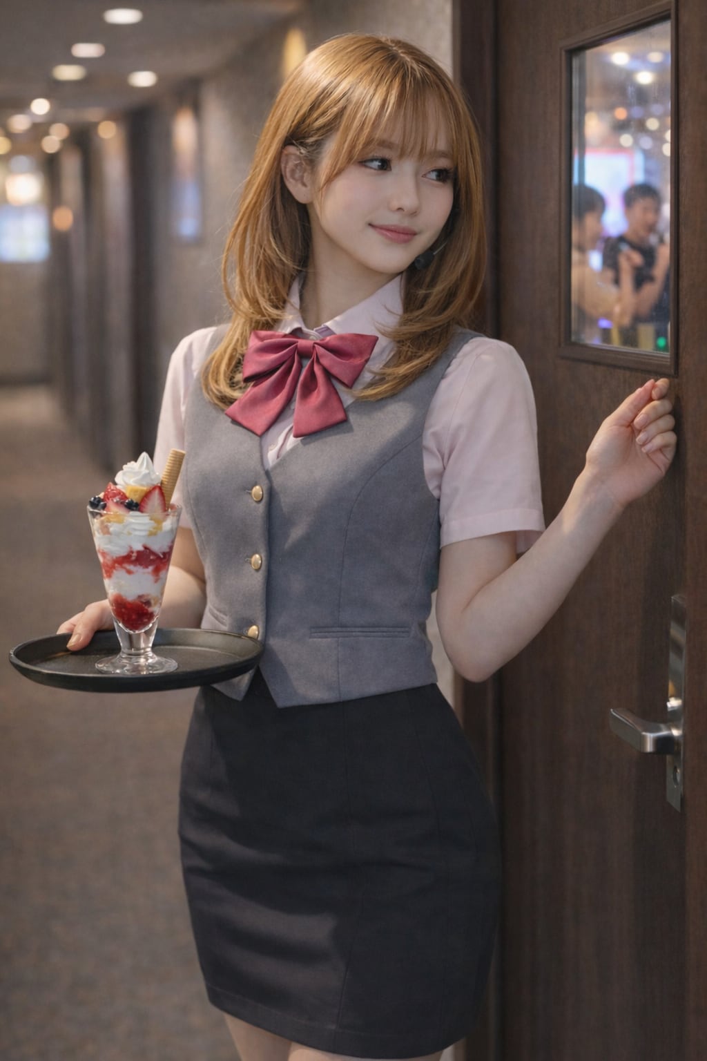 カラオケ店の店員さん