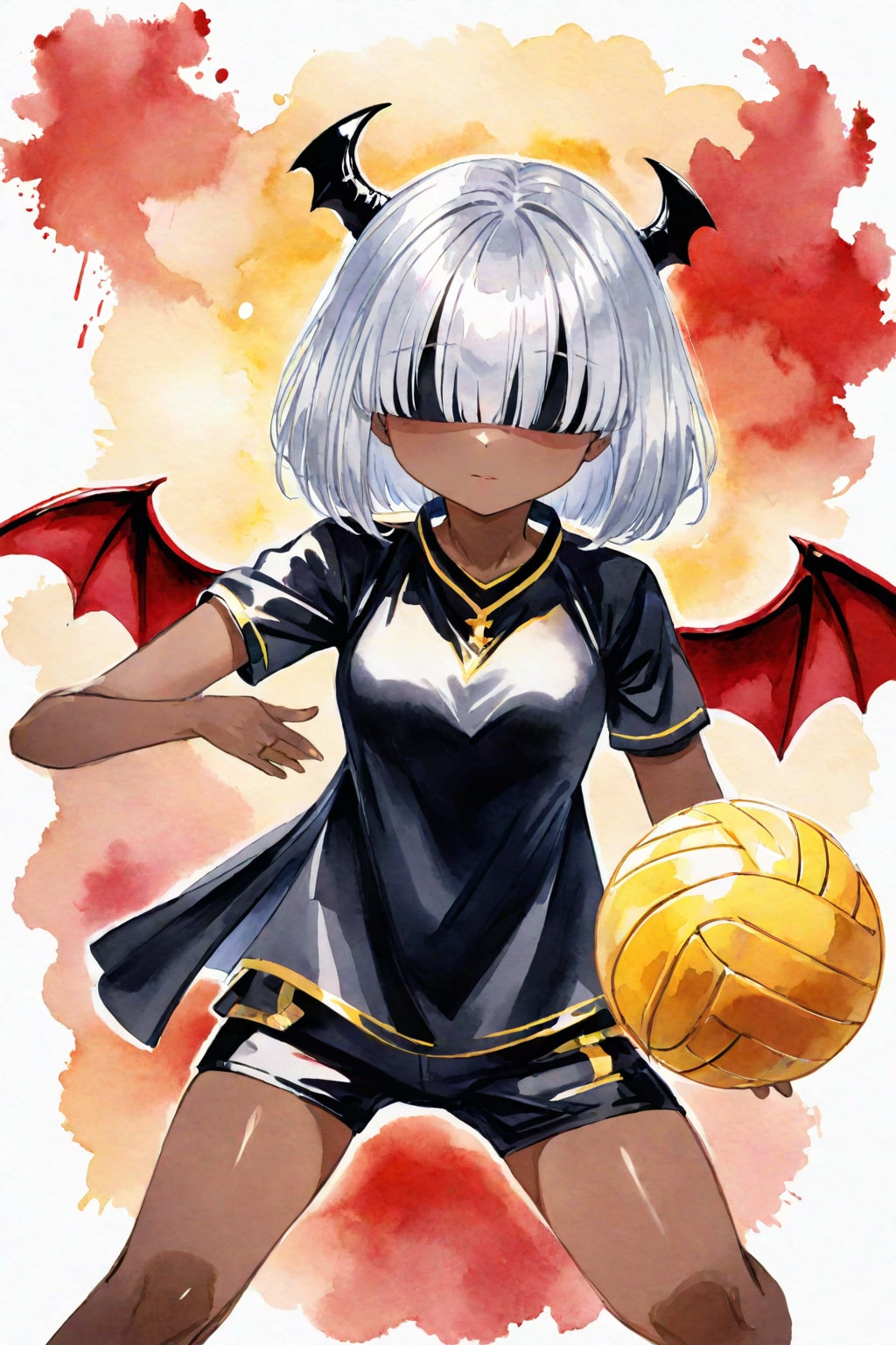 キンタマバレーの練習中