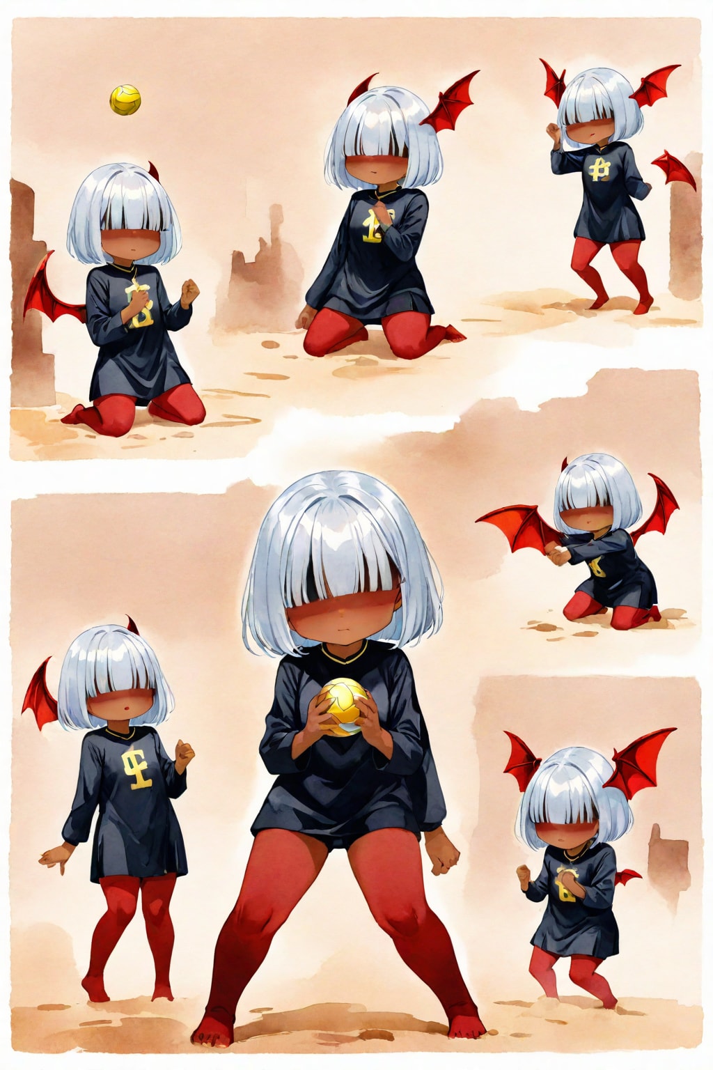 キンタマバレーの練習中