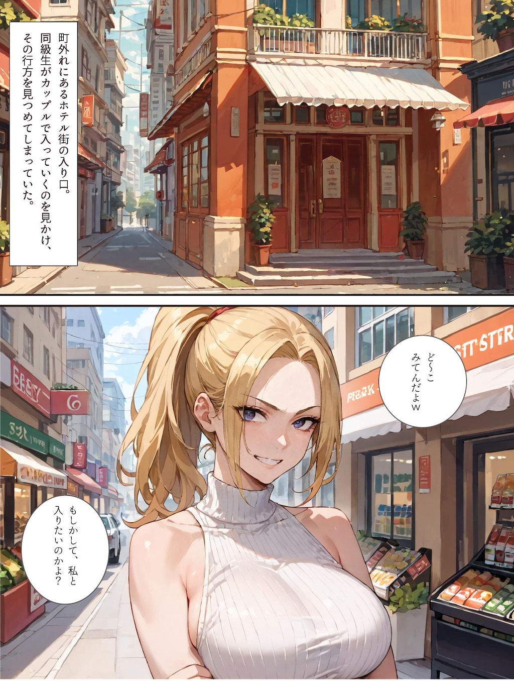 📙無料体験版📙元ヤン義姉に勢い「ラブホ入ろっ」と言った結果…🩷 1/3