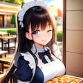 ピザ焼き過ぎメイドさん 12枚目
