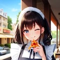 ピザ焼き過ぎメイドさん 9枚目