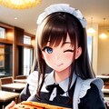 ピザ焼き過ぎメイドさん 2枚目