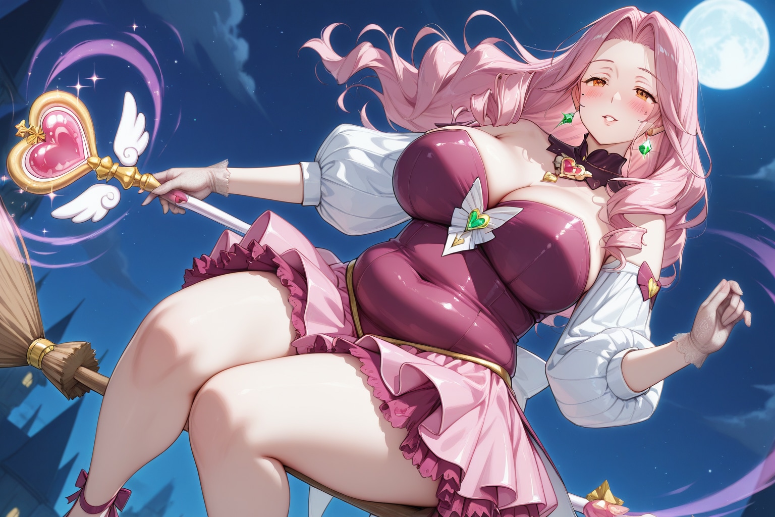 月夜の魔法熟女☆