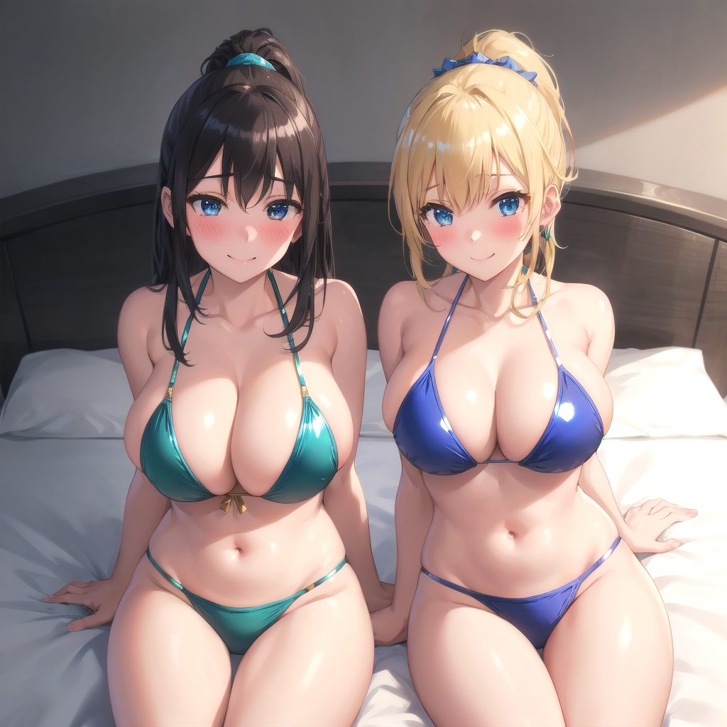 sd-webui-forge　ちちぷい生成　PixAIの比較♪