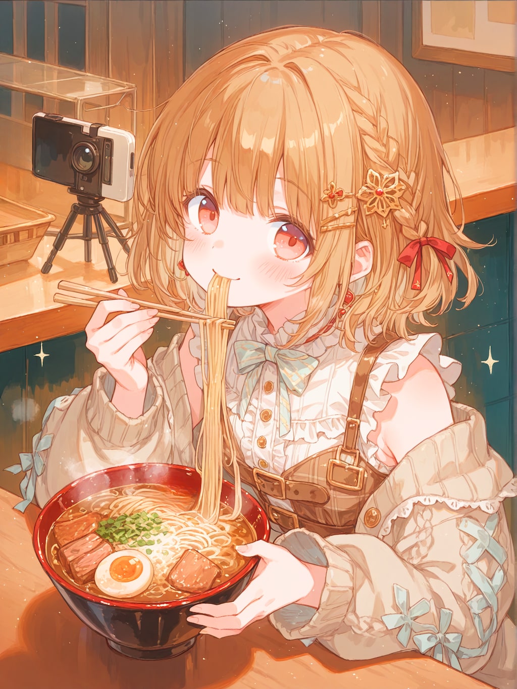 巷で噂のこってり系豚骨ラーメン