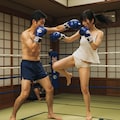 ポニーテール女子とスパーリング 6枚目