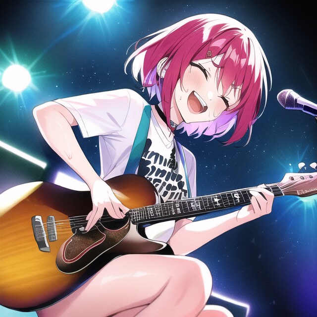 ライブ中の女の子