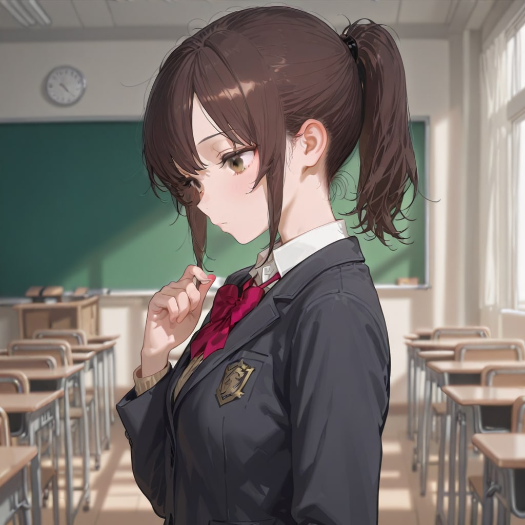 茶髪ポニテっ子チャレンジ②