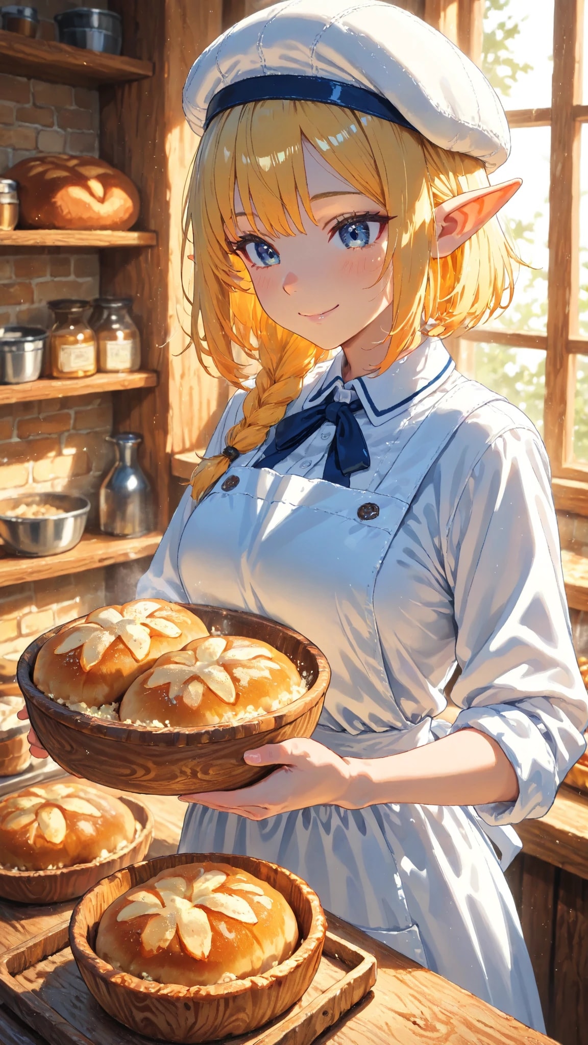 やっぱ王道を征く、焼きたてパンですか。