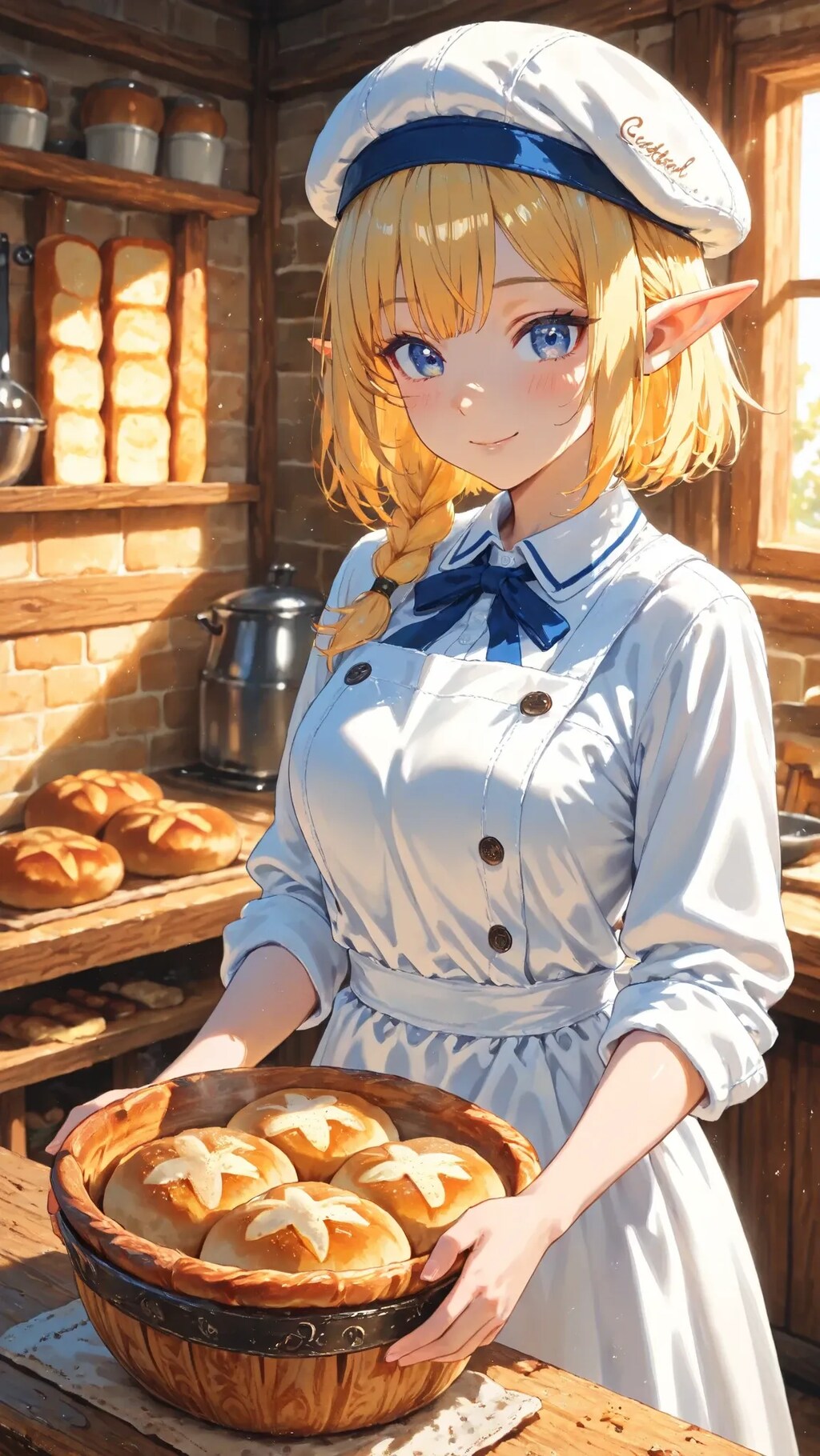 やっぱ王道を征く、焼きたてパンですか。