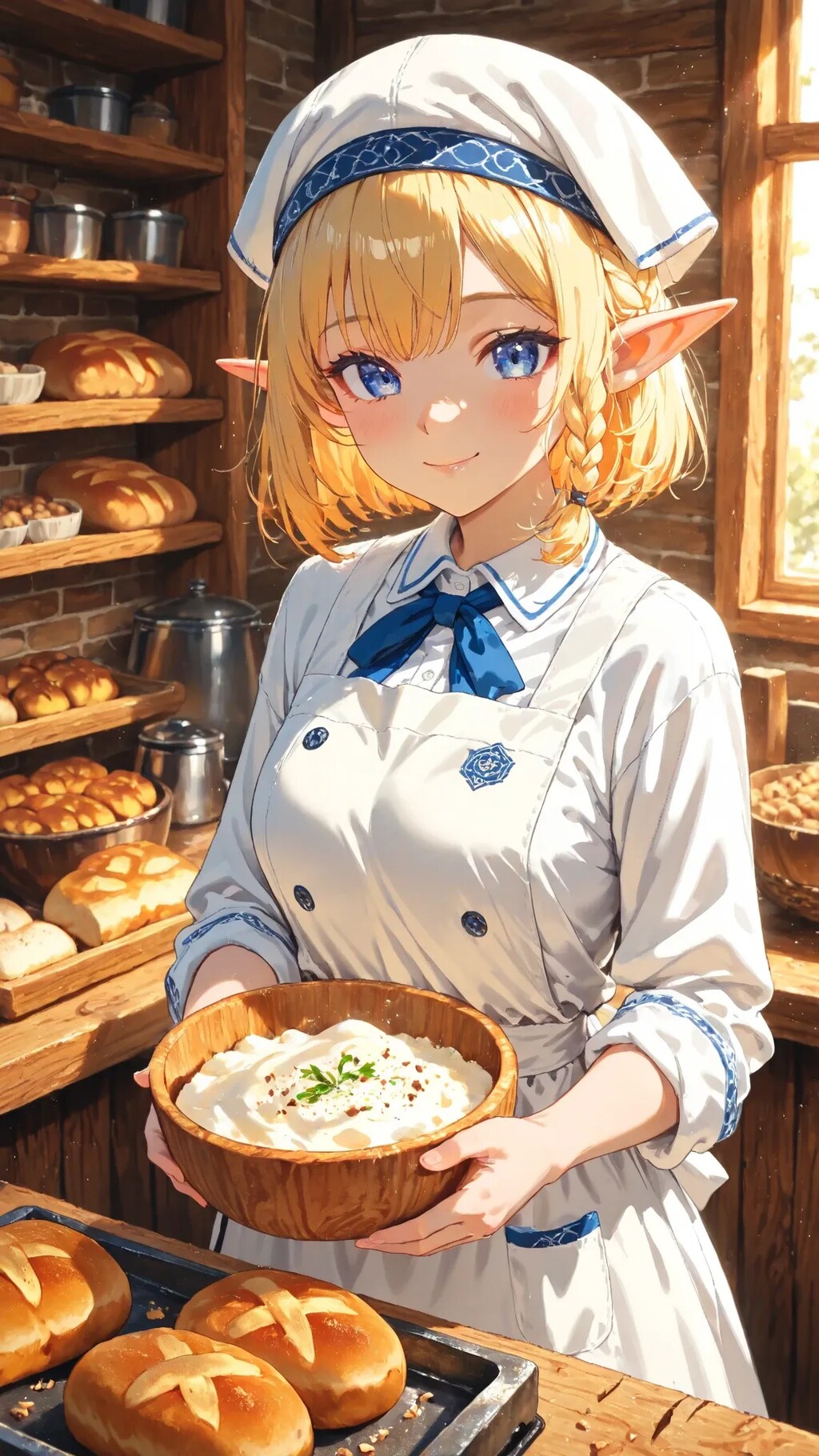 やっぱ王道を征く、焼きたてパンですか。