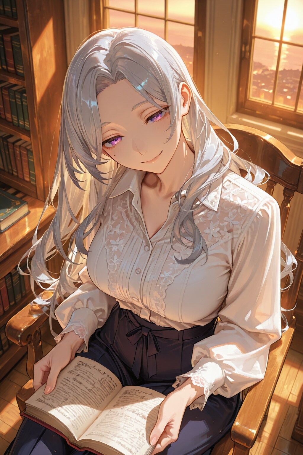 【生成機能】午后の書庫