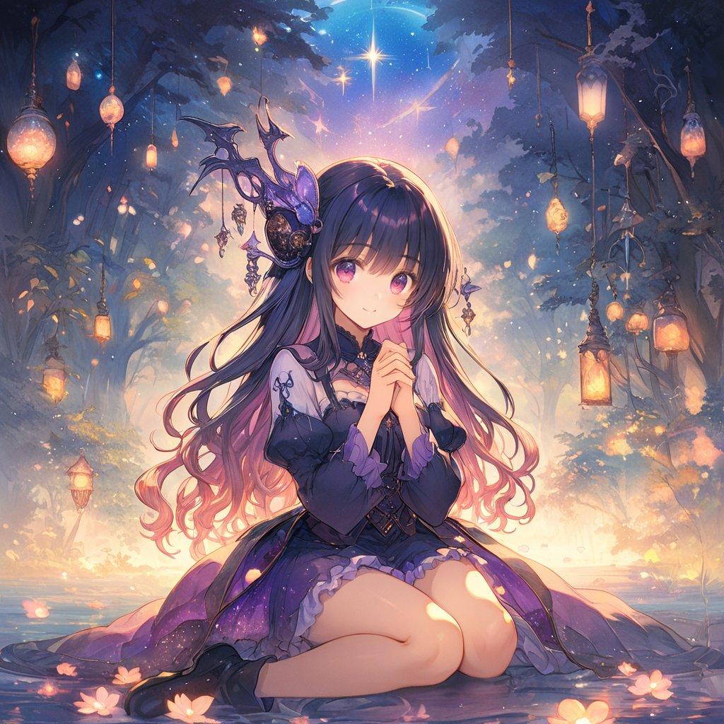 ドレスを着た少女03 | の人気AIイラスト・グラビア