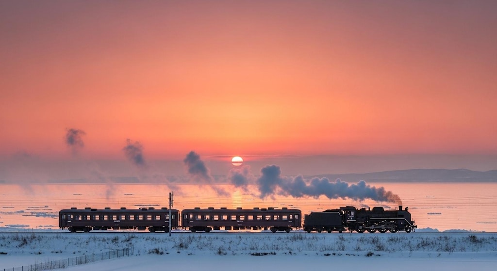 オホーツクの夕暮れ