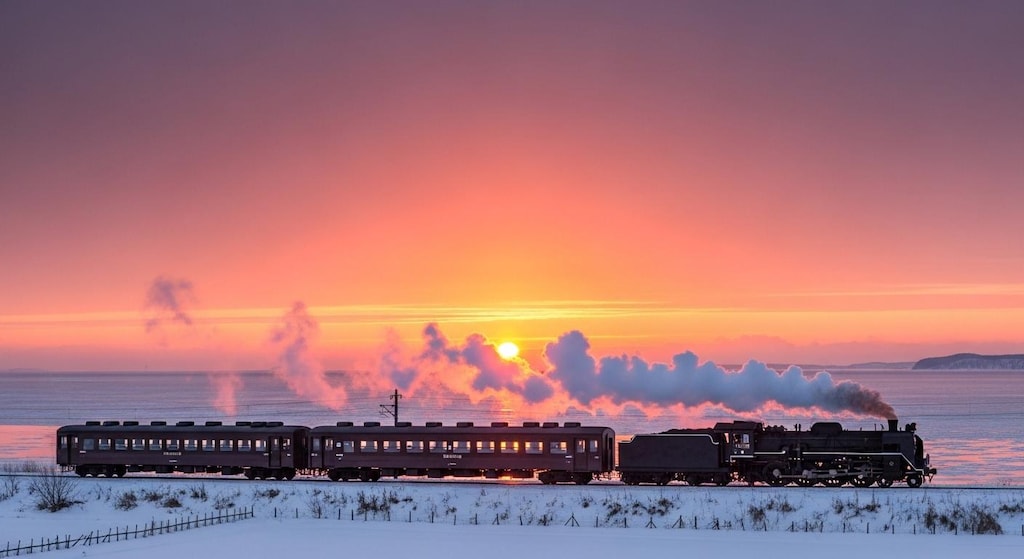 オホーツクの夕暮れ