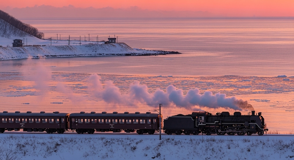 オホーツクの夕暮れ