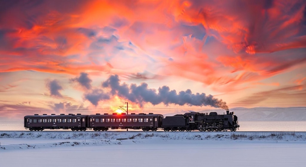 オホーツクの夕暮れ
