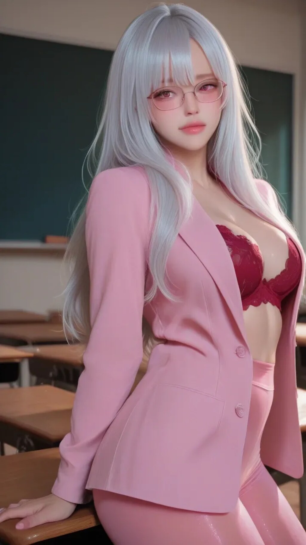 女教師