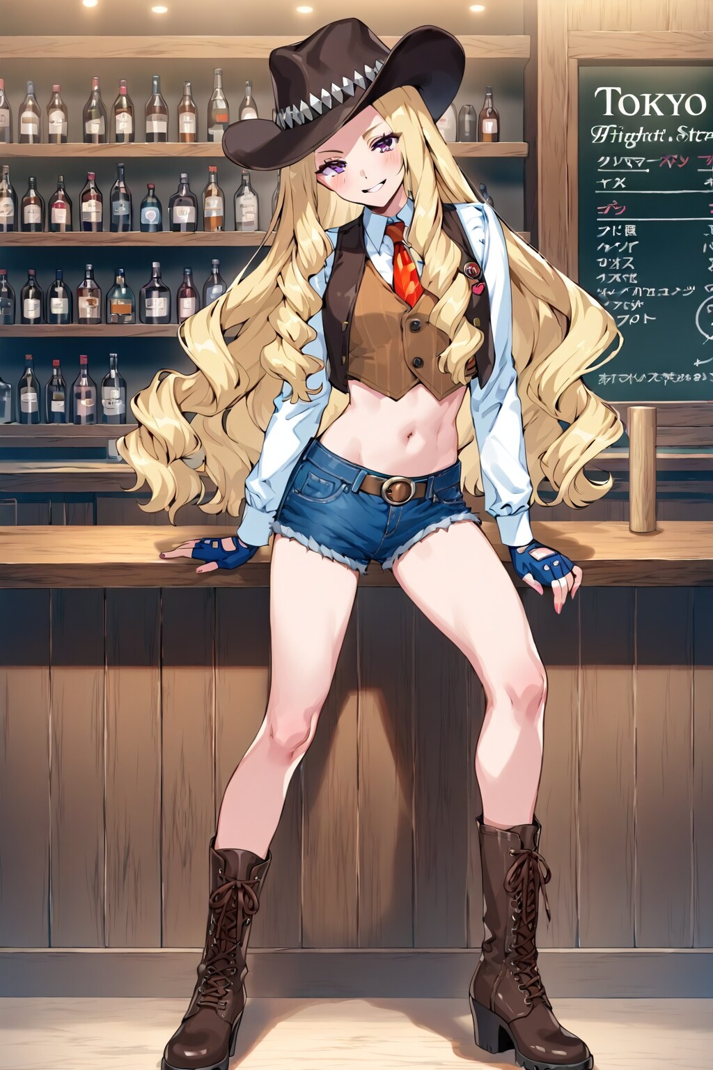 ネーブルカウガールレイチェル・ワイルドの国民の文学バー六本木店