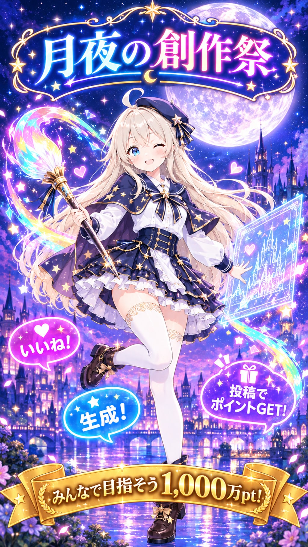 【開催中】みんなで目指そう1,000万pt！