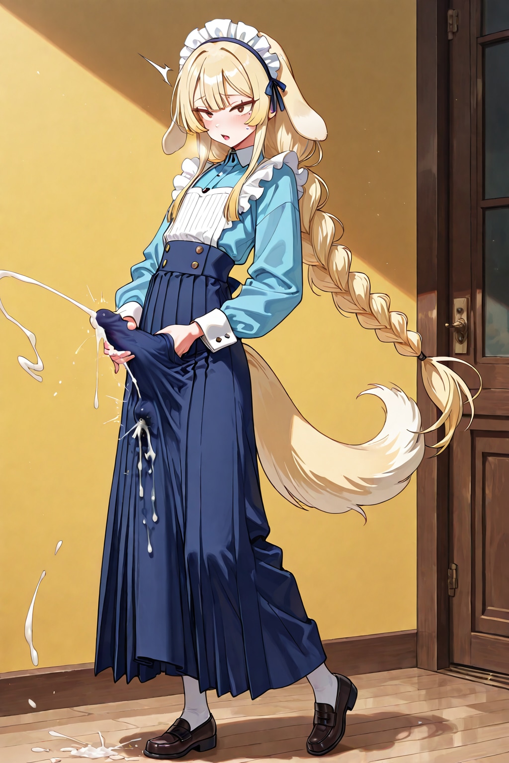Ai-kun masturbates in clothes