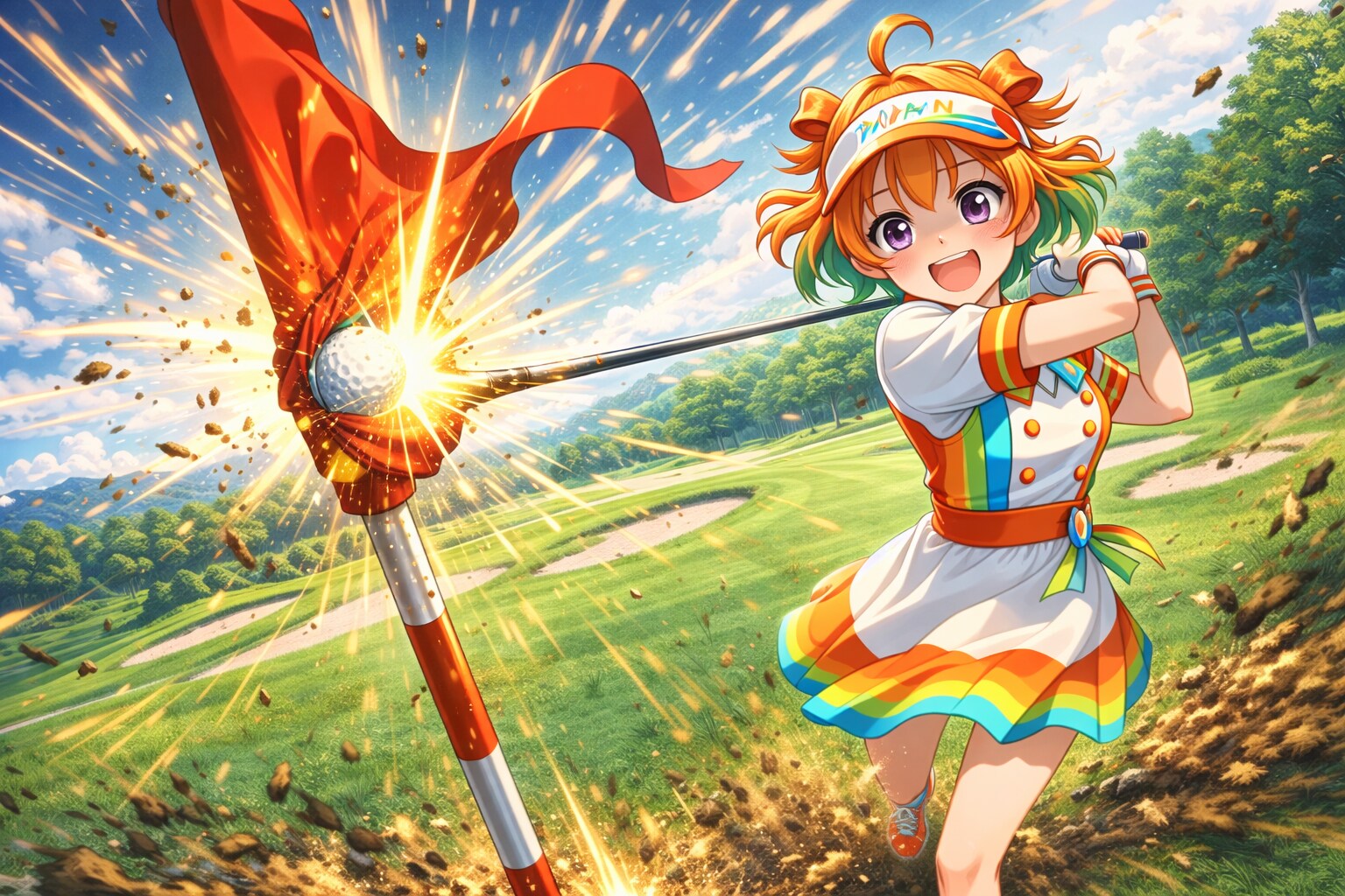「これがゴルフなのね！」