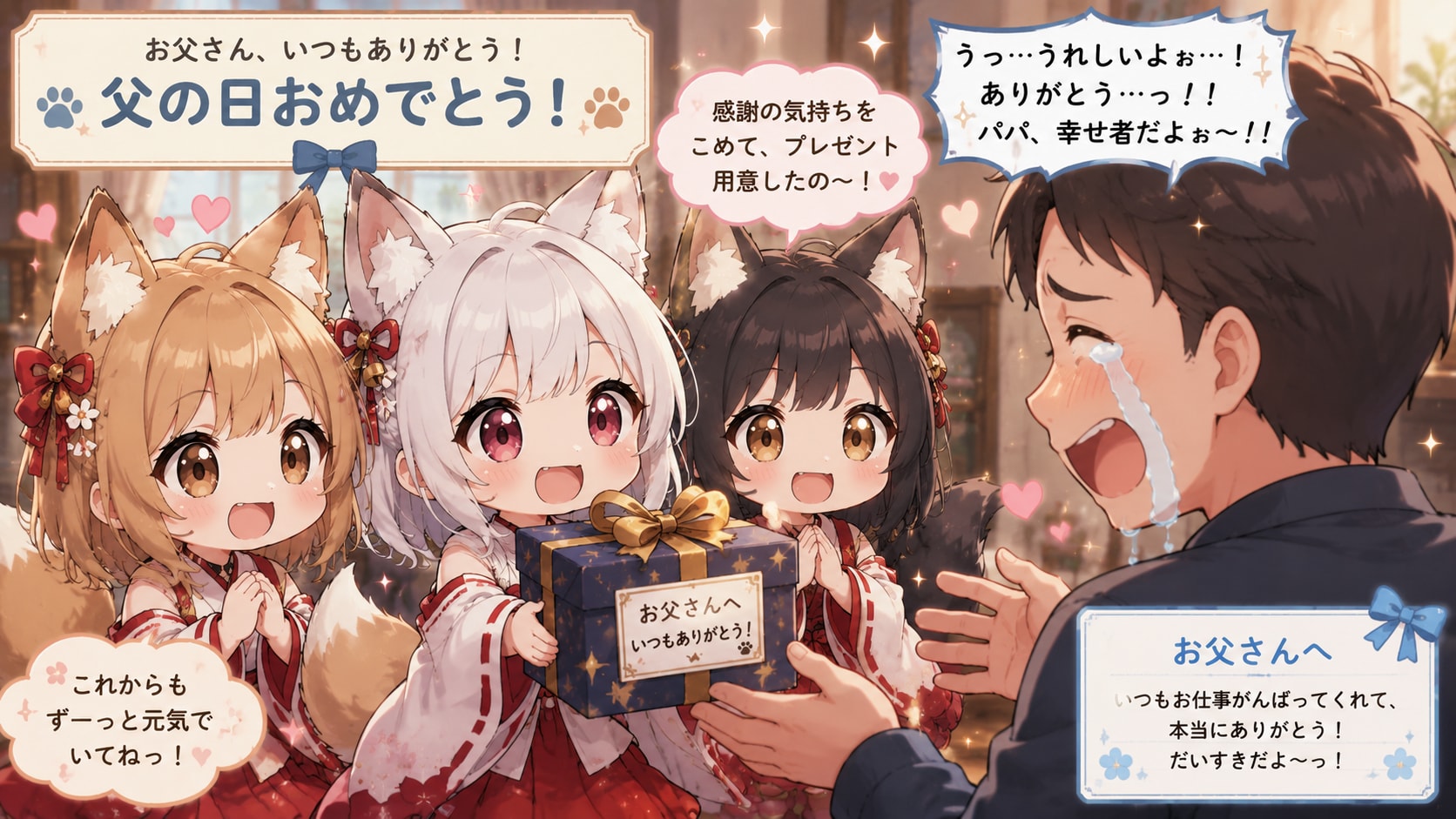 【#おとうさんありがとう】３